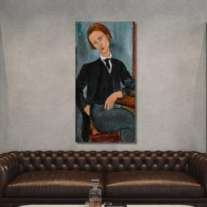 Ritratto Di Baranowski Amedeo Modigliani amd45 quadro stampato su tela