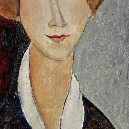 Ritratto Di Donna Amedeo Modigliani amd46 quadro stampato su tela