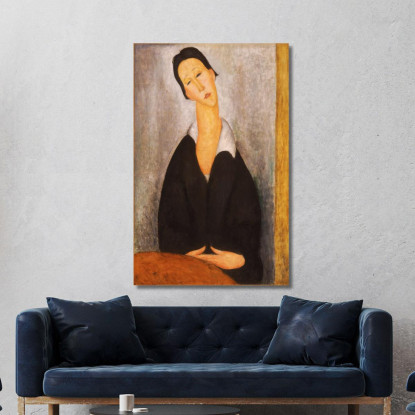 Ritratto Di Una Donna Polacca Amedeo Modigliani amd47 quadro stampato su tela