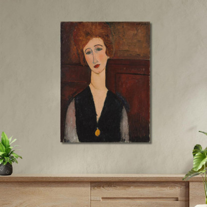 Ritratto Di Una Donna Amedeo Modigliani amd49 quadro stampato su tela