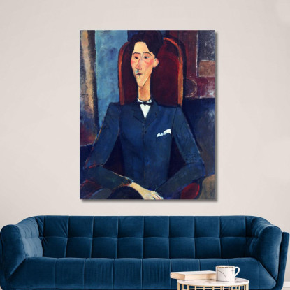 Ritratto Di Jean Cocteau Amedeo Modigliani amd54 quadro stampato su tela