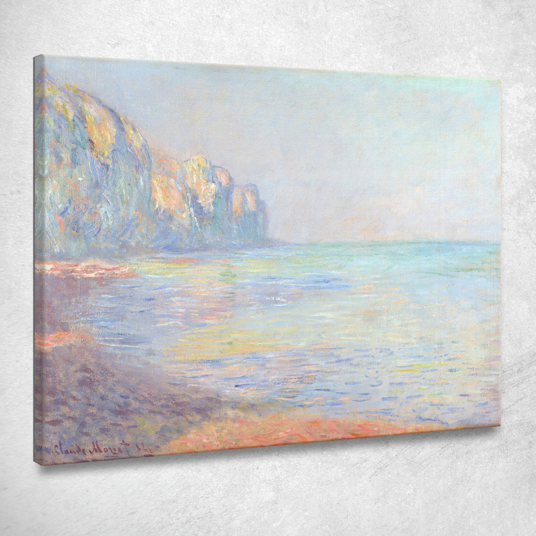 Mattina Nebbiosa A Pourville Claude Monet mnt270 quadro stampato su tela Mattina Nebbiosa A Pourville Claude Monet mnt270 quadro stampato su tela