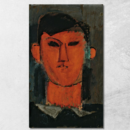 Ritratto Di Pablo Picasso Amedeo Modigliani amd62 quadro stampato su tela