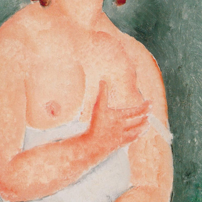 Giovane Donna In Una Camicia Amedeo Modigliani amd77 quadro stampato su tela