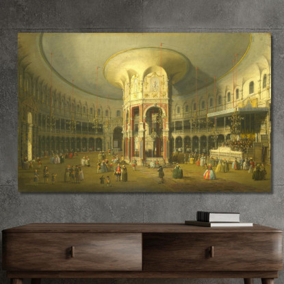 Interno Della Rotonda A Ranelagh Canaletto cnl13 quadro stampato su tela