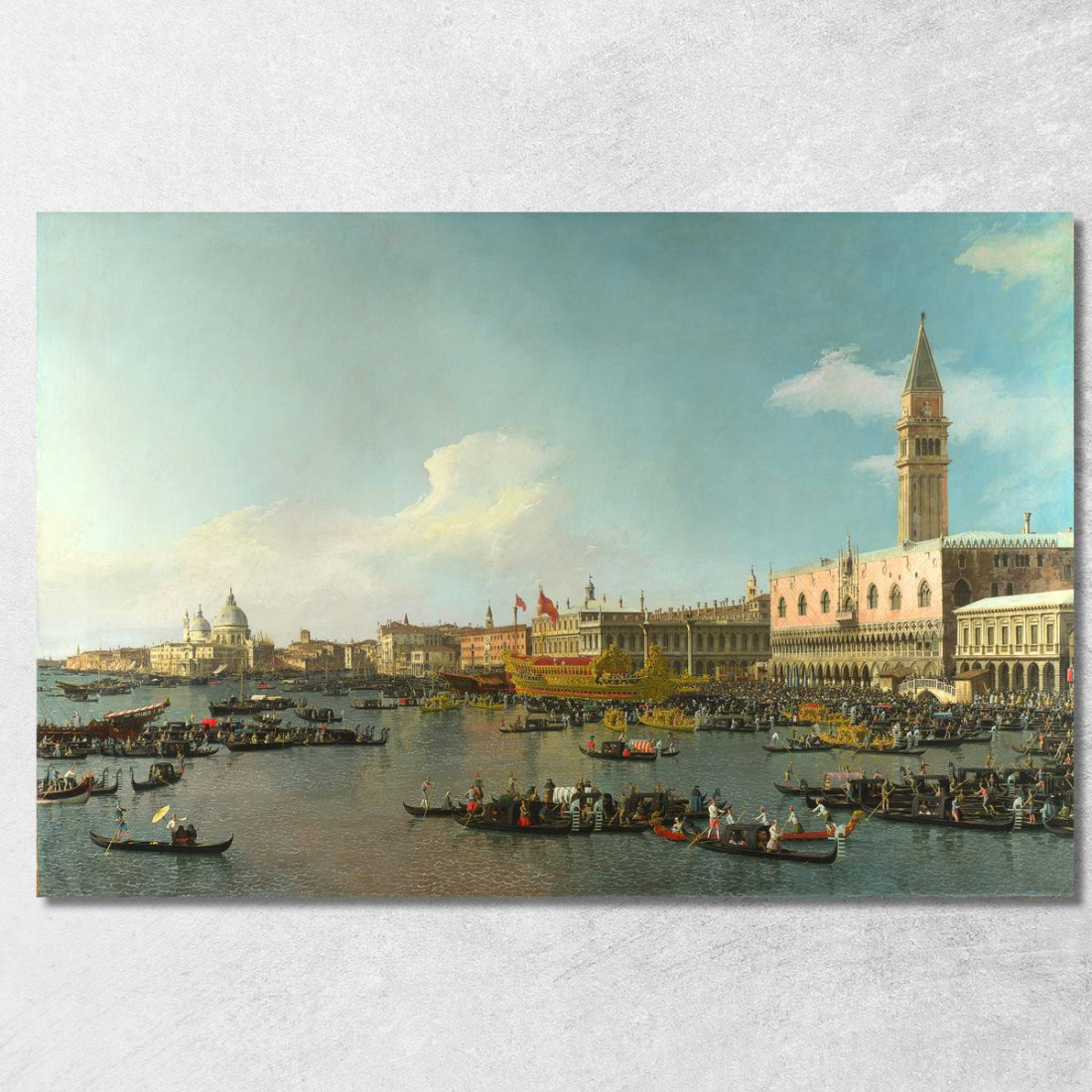 Il Bacino Di San Marco Nel Giorno Dell'Ascensione Canaletto cnl16 quadro stampato su tela Il Bacino Di San Marco Nel Giorno Dell'Ascensione Canaletto cnl16 quadro stampato su tela
