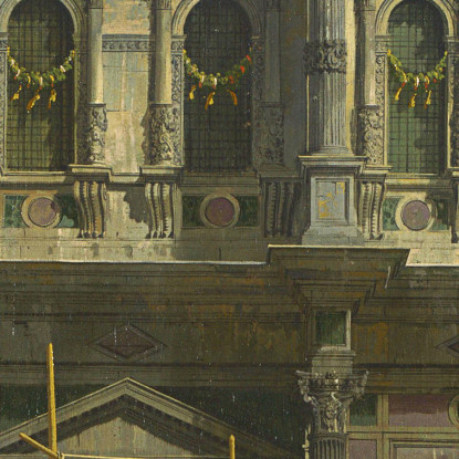 La Festa Di San Rocco Canaletto cnl18 quadro stampato su tela