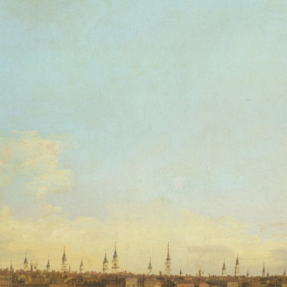Il Tamigi Da Somerset House Terrace Verso La Città Canaletto cnl33 quadro stampato su tela