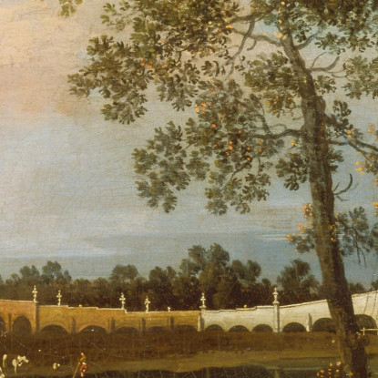 Vecchio Ponte Di Walton Canaletto cnl34 quadro stampato su tela