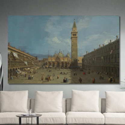 Piazza San Marco Canaletto cnl36 quadro stampato su tela