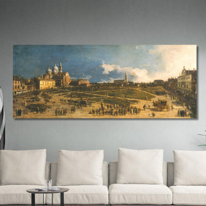 Prà Della Valle In Padua Canaletto cnl37 quadro stampato su tela