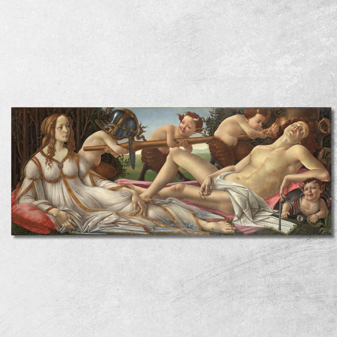 Venere E Marte Sandro Botticelli sbt6 quadro stampato su tela Venere E Marte Sandro Botticelli sbt6 quadro stampato su tela