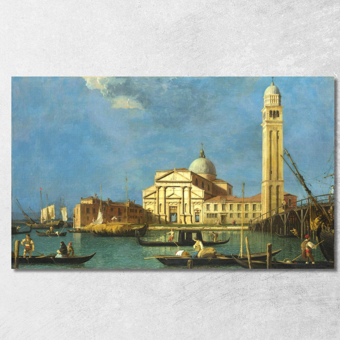 Studio Of S. Pietro In Castello Canaletto cnl42 quadro stampato su tela Studio Of S. Pietro In Castello Canaletto cnl42 quadro stampato su tela