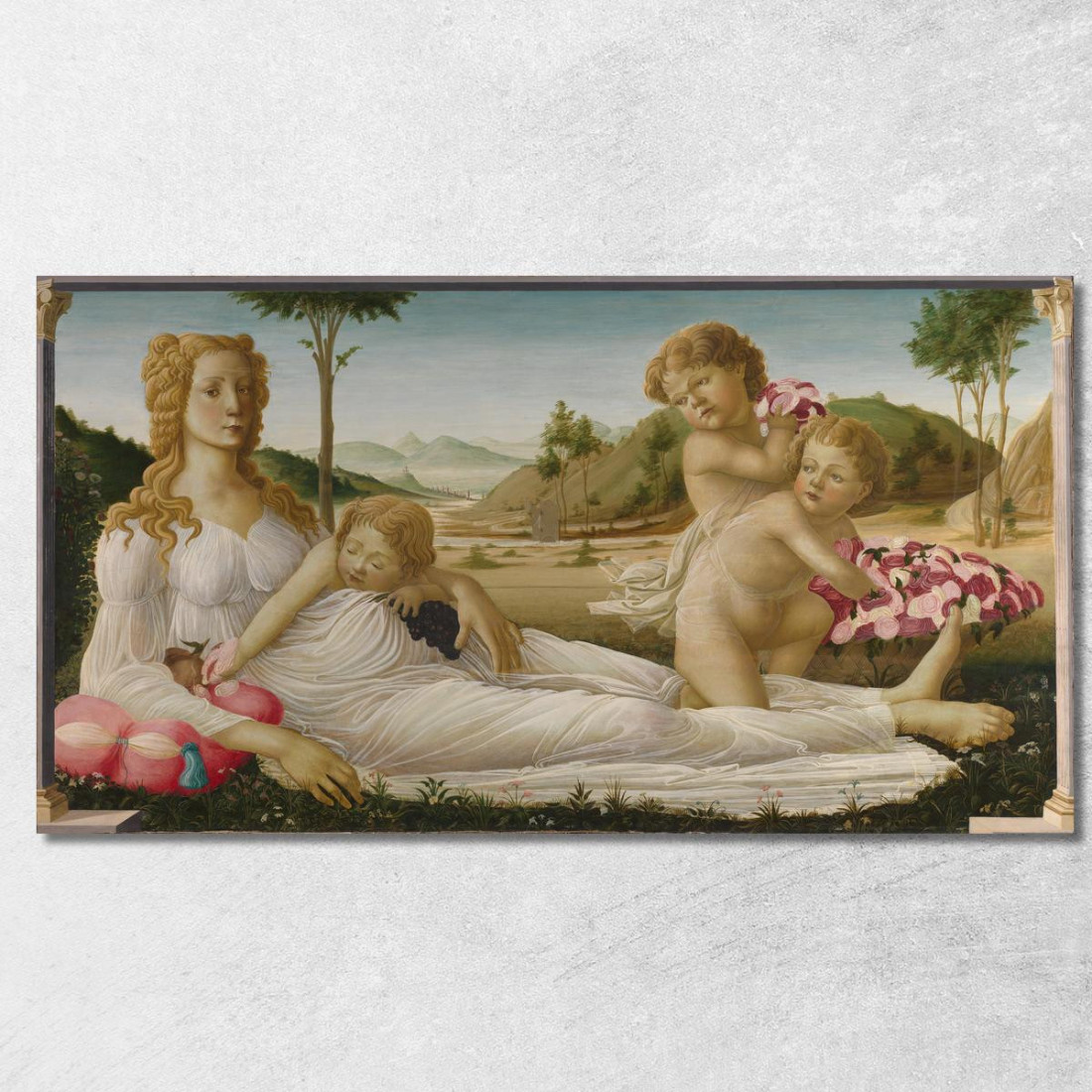 Allegoria Sandro Botticelli sbt11 quadro stampato su tela Allegoria Sandro Botticelli sbt11 quadro stampato su tela