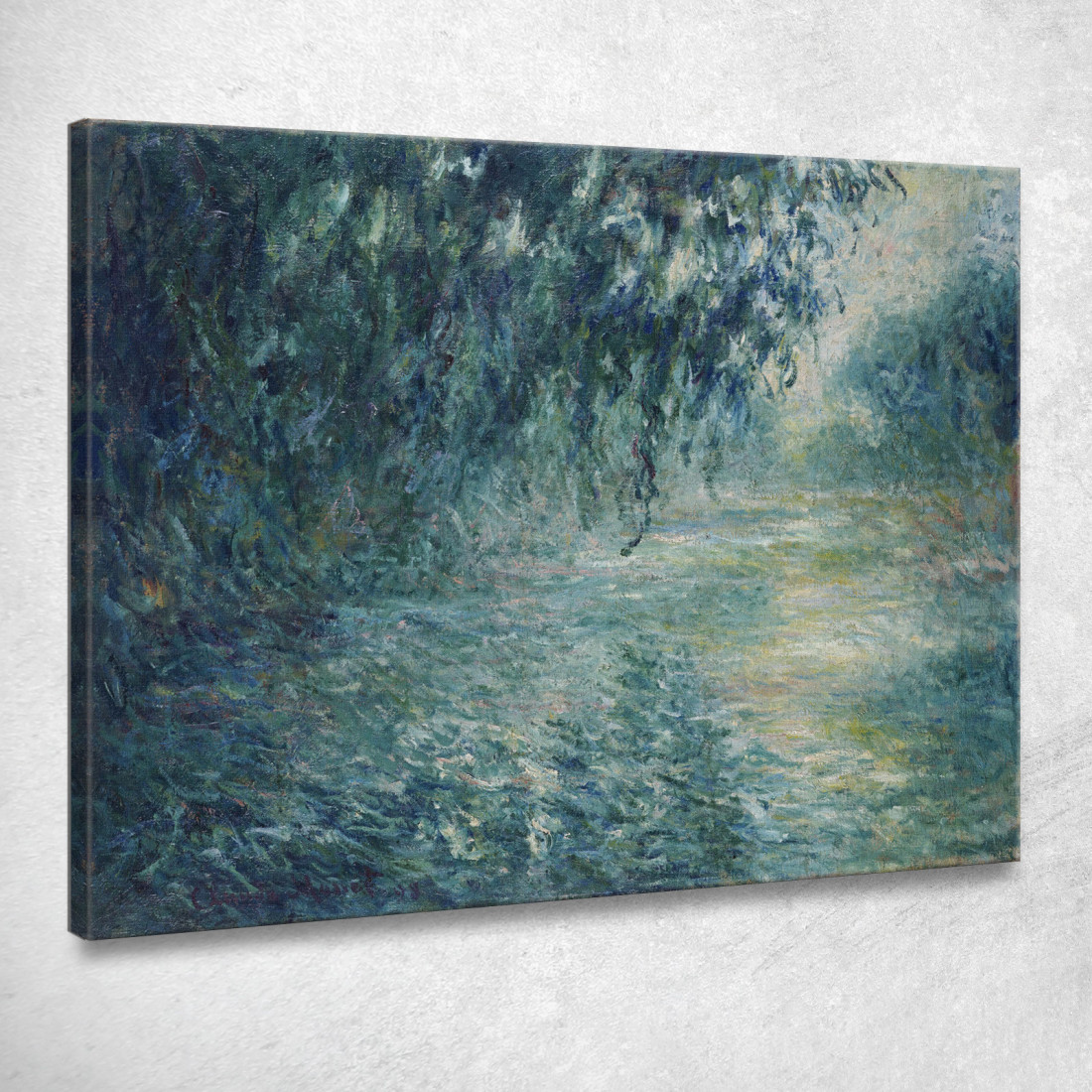 Mattina Sulla Senna Claude Monet mnt281 quadro stampato su tela Mattina Sulla Senna Claude Monet mnt281 quadro stampato su tela