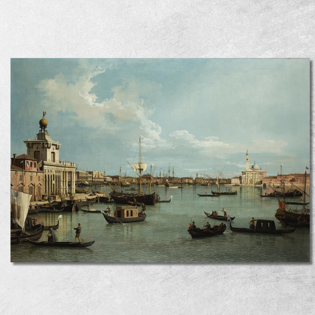 Venice The Bacino Di San Marco From The Canale Della Giudecca Canaletto cnl60 quadro stampato su tela Venice The Bacino Di San Marco From The Canale Della Giudecca Canaletto cnl60 quadro stampato su tela