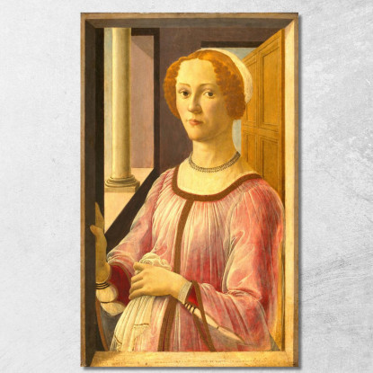 Portrait Of Smeralda Bandinelli Sandro Botticelli sbt30 quadro stampato su tela