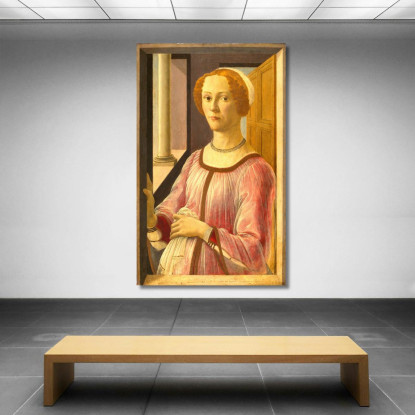 Portrait Of Smeralda Bandinelli Sandro Botticelli sbt30 quadro stampato su tela