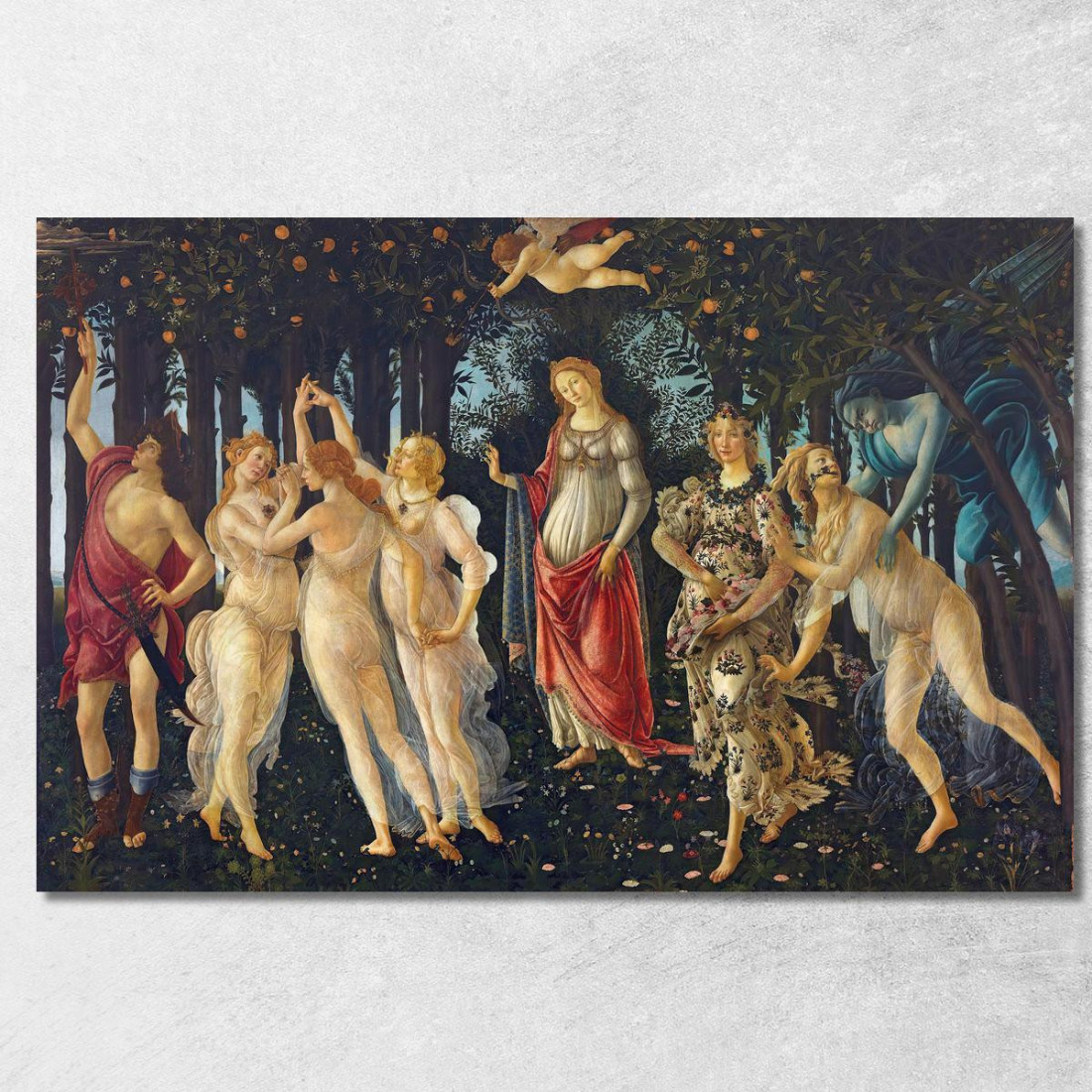 Primavera Sandro Botticelli sbt32 quadro stampato su tela Primavera Sandro Botticelli sbt32 quadro stampato su tela