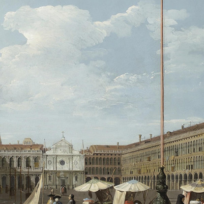 Venice The Molo With Santa Maria Della Salute Canaletto cnl67 quadro stampato su tela