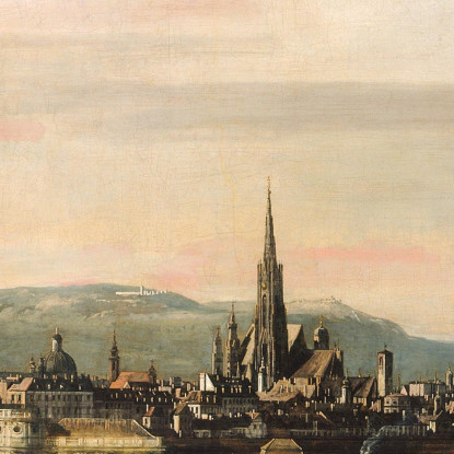 Vienna Vista Dal Palazzo Del Belvedere Canaletto cnl70 quadro stampato su tela