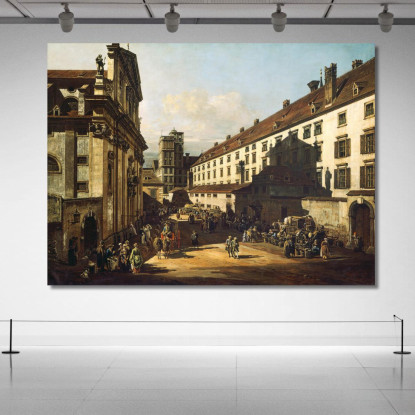 Chiesa Domenicana Di Vienna Canaletto cnl71 quadro stampato su tela
