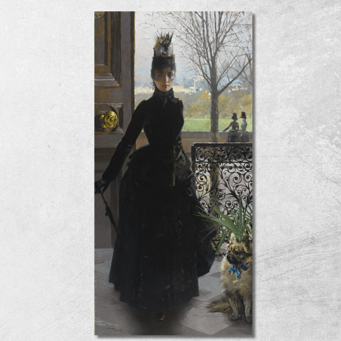 Una Signora Elegante Vittorio Matteo Corcos vmc7 quadro stampato su tela Una Signora Elegante Vittorio Matteo Corcos vmc7 quadro stampato su tela