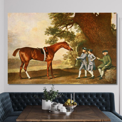 Eclisse George Stubbs gst13 quadro stampato su tela