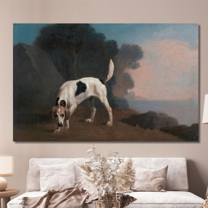 Foxhound Sul Profumo George Stubbs gst15 quadro stampato su tela