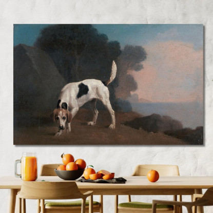 Foxhound Sul Profumo George Stubbs gst15 quadro stampato su tela