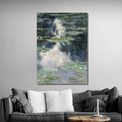 Stagno Con Ninfee Claude Monet mnt292 quadro stampato su tela