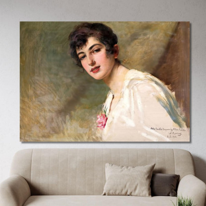 Ritratto Di Altea Landi Vittorio Matteo Corcos vmc28 quadro stampato su tela