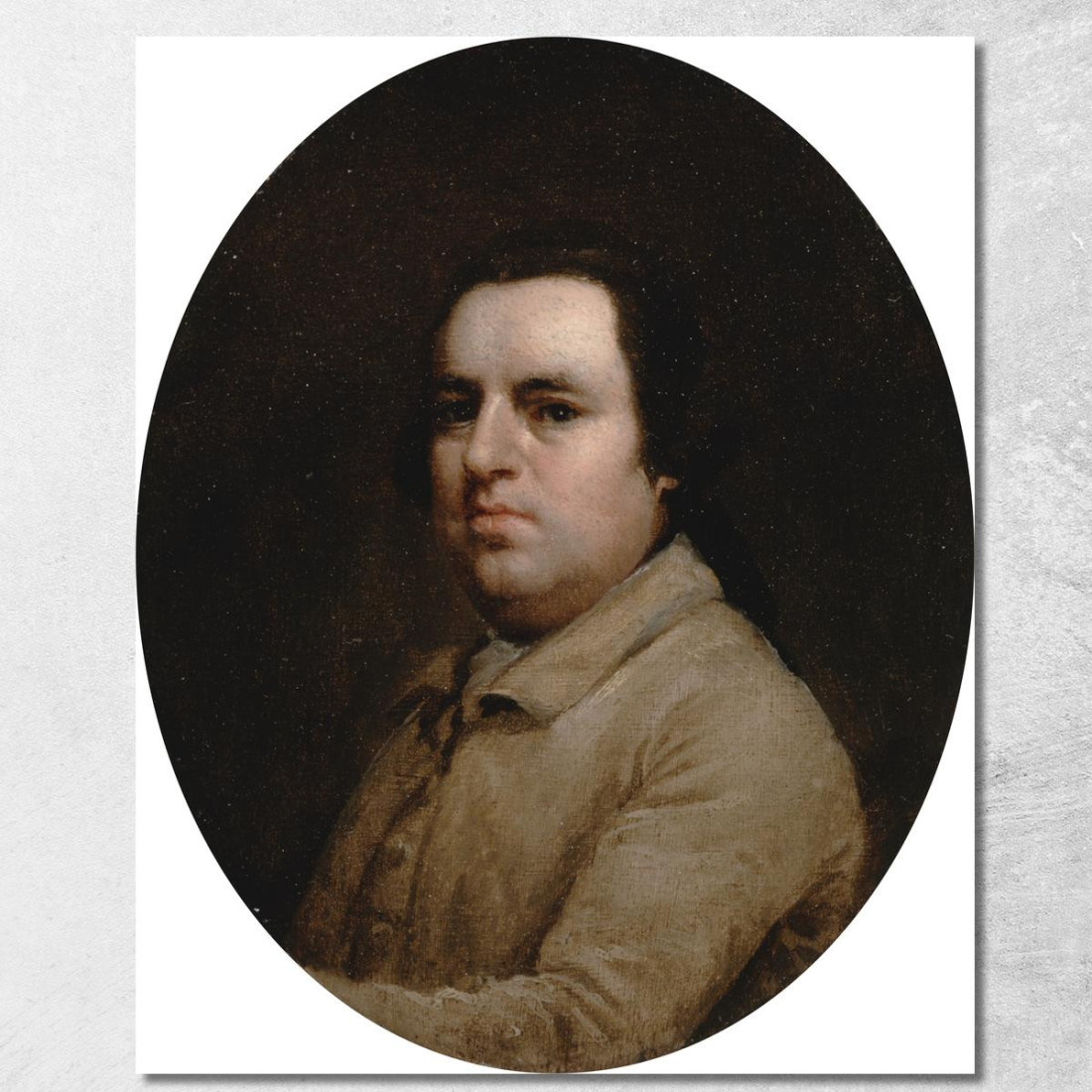 Auto Ritratto George Stubbs gst36 quadro stampato su tela Auto Ritratto George Stubbs gst36 quadro stampato su tela