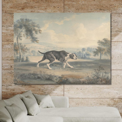 Il Puntatore Spagnolo George Stubbs gst43 quadro stampato su tela