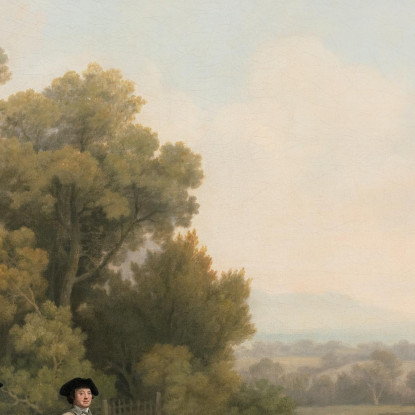 Due Gentiluomini Che Vanno A Sparare George Stubbs gst49 quadro stampato su tela