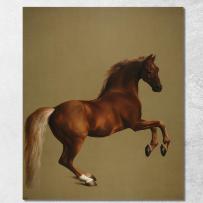 Whistlejacket È Un Dipinto Ad Olio Su Tela Del 1762 Circa George Stubbs gst55 quadro stampato su tela