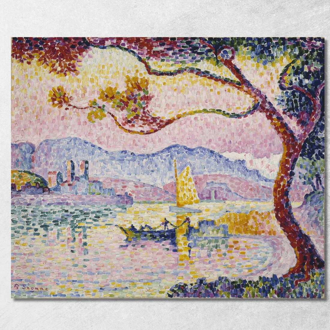 Antibes Paul Signac psn4 quadro stampato su tela