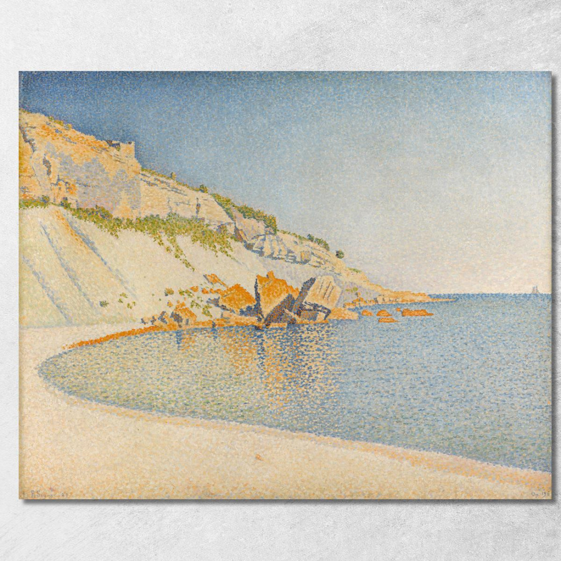 Cassis Cap Lombardo Opus 196 Paul Signac psn20 quadro stampato su tela