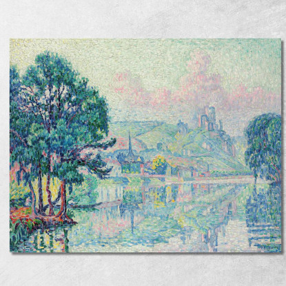 Gli Andely. Mattina. Estate Paul Signac psn56 quadro stampato su tela