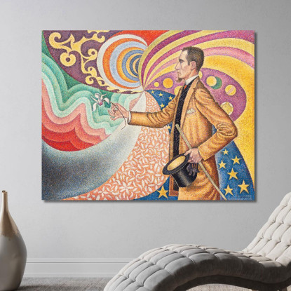 Ritratto Di Felice Feneon Paul Signac psn86 quadro stampato su tela