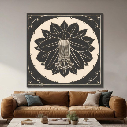 Fiore Julie de Graag jdg7 quadro stampato su tela