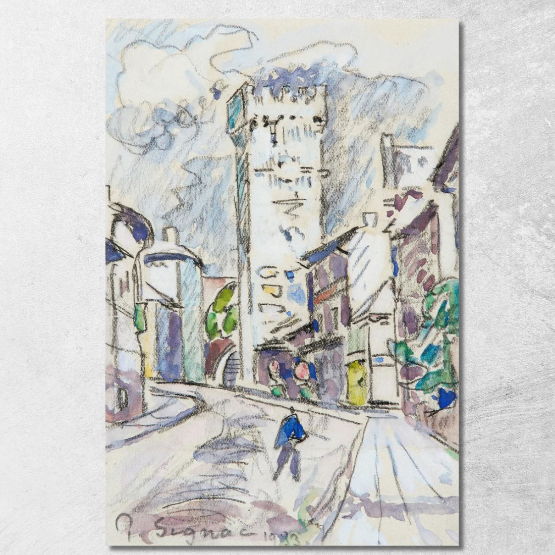 Stagni 2 Paul Signac psn128 quadro stampato su tela Stagni 2 Paul Signac psn128 quadro stampato su tela