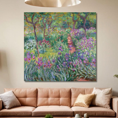 Il Giardino Dell'Artista A Giverny Claude Monet mnt317 quadro stampato su tela