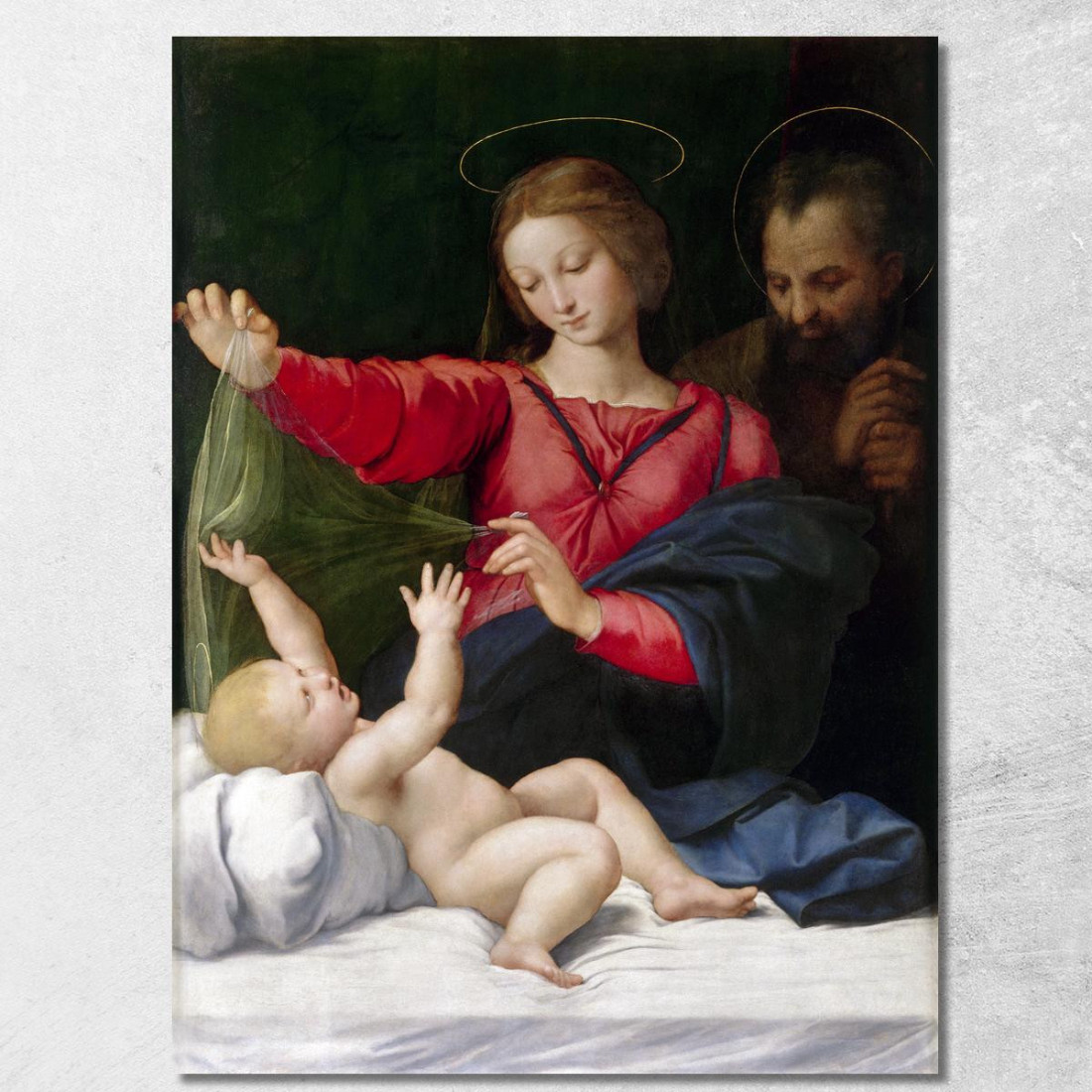 Madonna Di Loreto Raffaello Sanzio rph17 quadro stampato su tela Madonna Di Loreto Raffaello Sanzio rph17 quadro stampato su tela