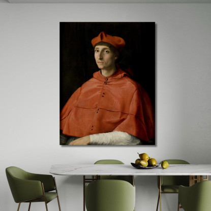 Ritratto Di Un Cardinale Raffaello Sanzio rph22 quadro stampato su tela