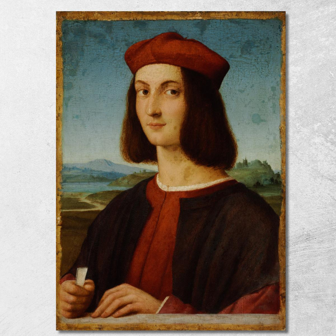 Portrait Of Pietro Bembo Raffaello Sanzio rph26 quadro stampato su tela Portrait Of Pietro Bembo Raffaello Sanzio rph26 quadro stampato su tela