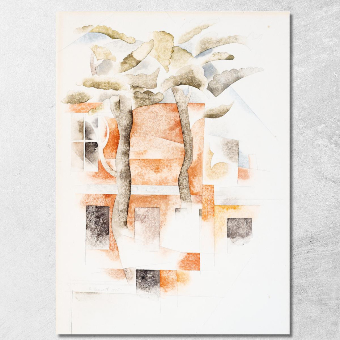 Case Delle Bermuda Viste Attraverso Gli Alberi Charles Demuth cdm5 quadro stampato su tela Case Delle Bermuda Viste Attraverso Gli Alberi Charles Demuth cdm5 quadro stampato su tela