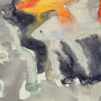 Serie Pesce N. 5 Charles Demuth cdm17 quadro stampato su tela