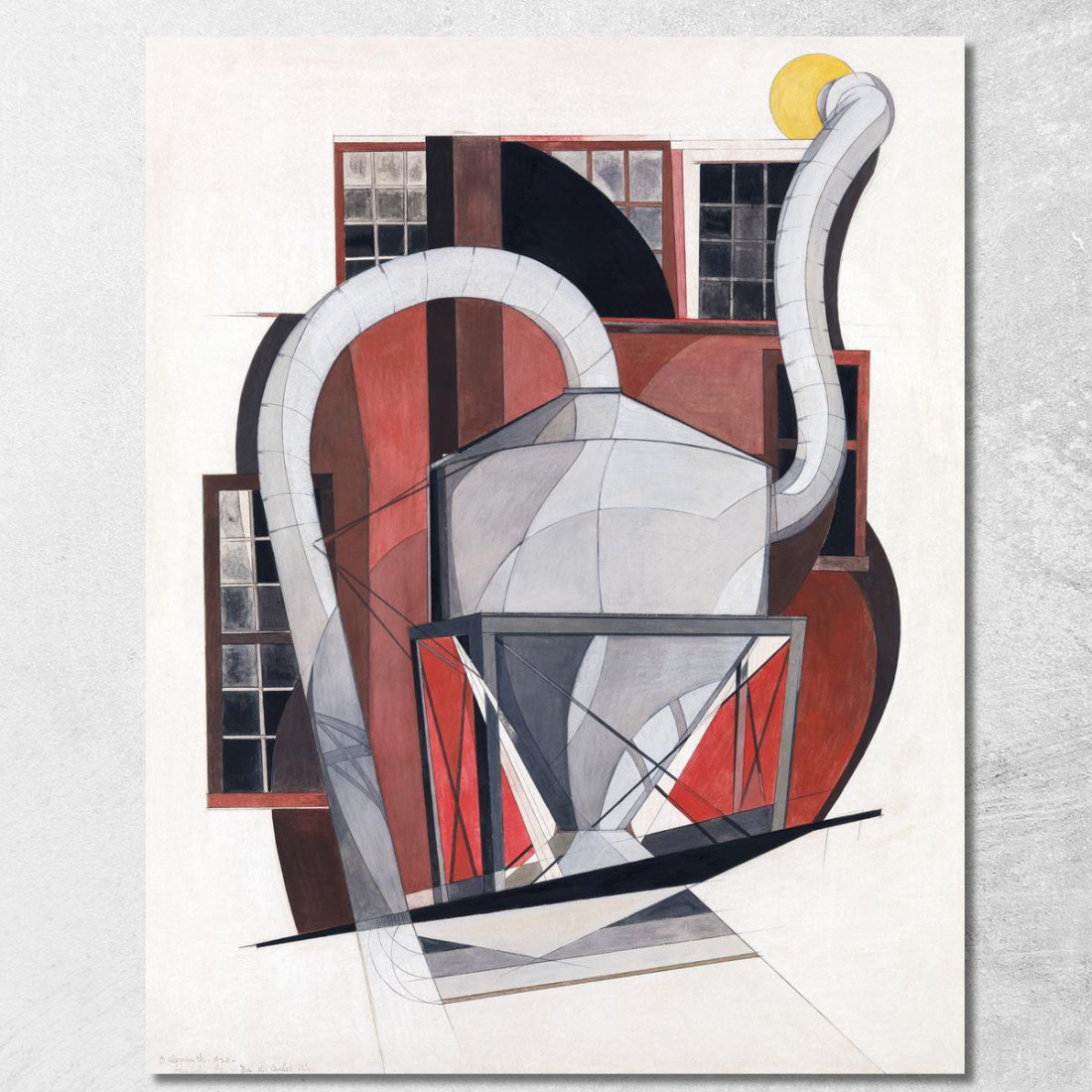 Macchinari Charles Demuth cdm30 quadro stampato su tela Macchinari Charles Demuth cdm30 quadro stampato su tela