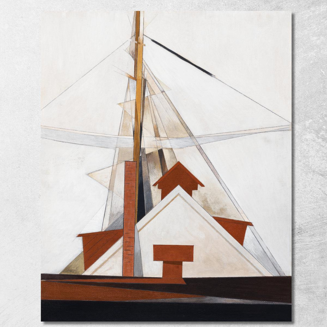 Alberi Charles Demuth cdm32 quadro stampato su tela Alberi Charles Demuth cdm32 quadro stampato su tela